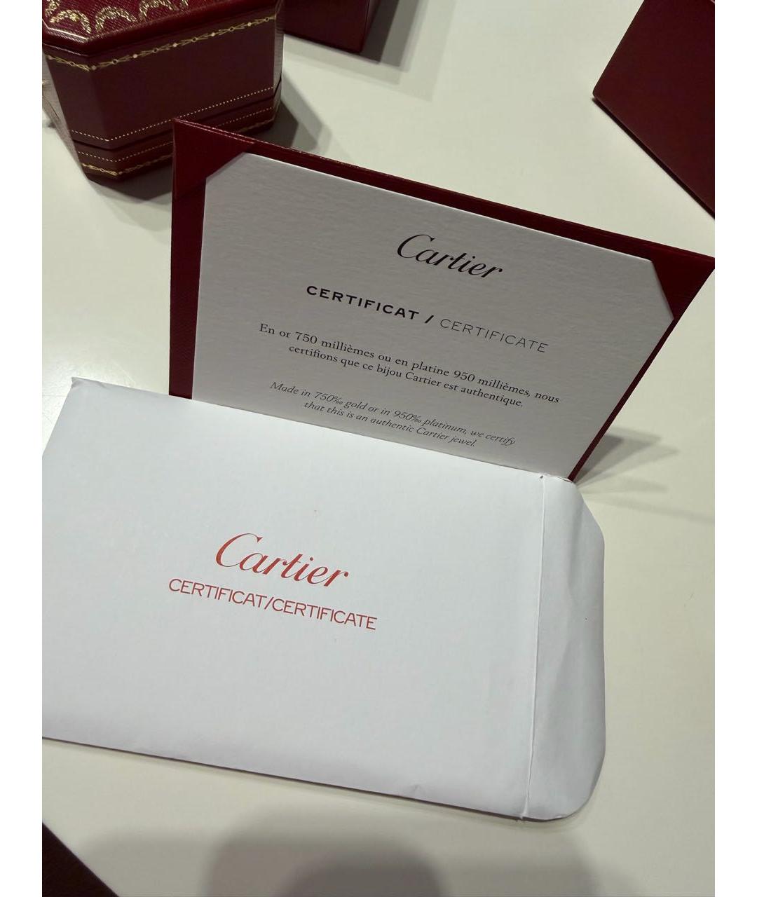 CARTIER Серебряное кольцо из белого золота, фото 4