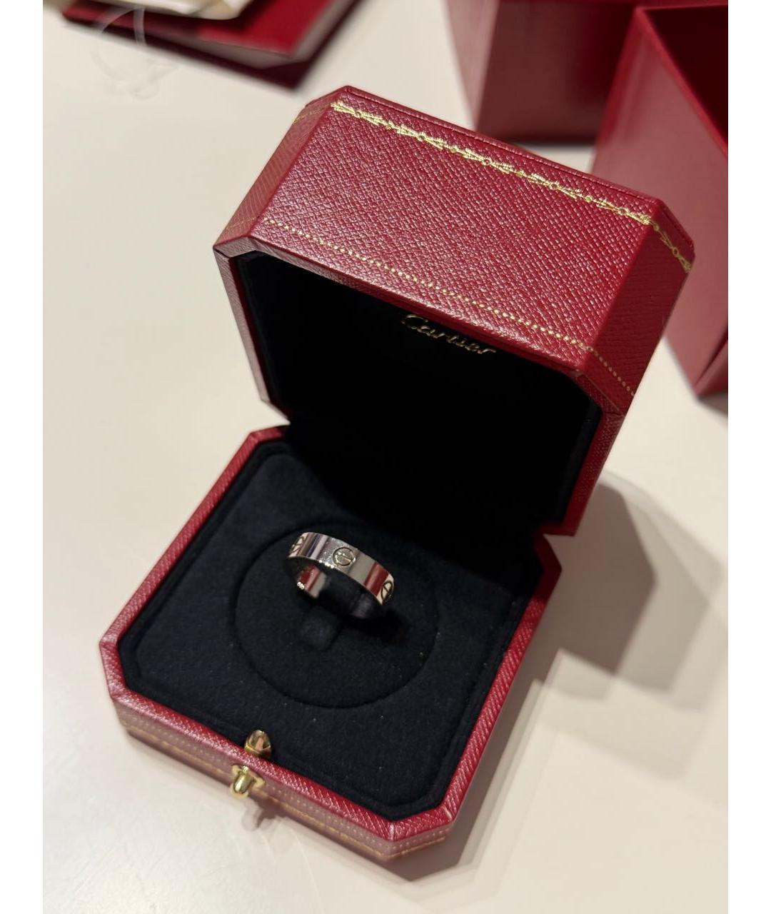 CARTIER Серебряное кольцо из белого золота, фото 2