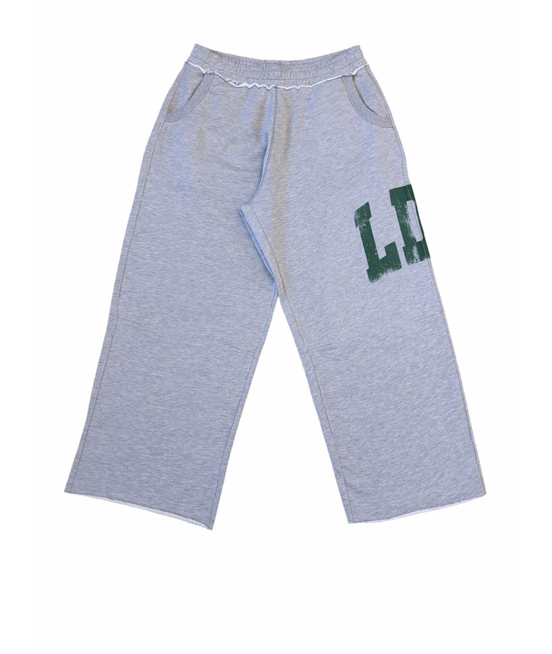 JADED LONDON Серые хлопковые повседневные брюки, фото 1