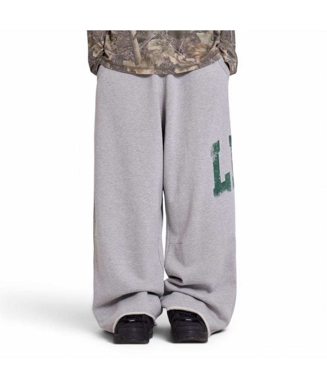 JADED LONDON Серые хлопковые повседневные брюки, фото 3