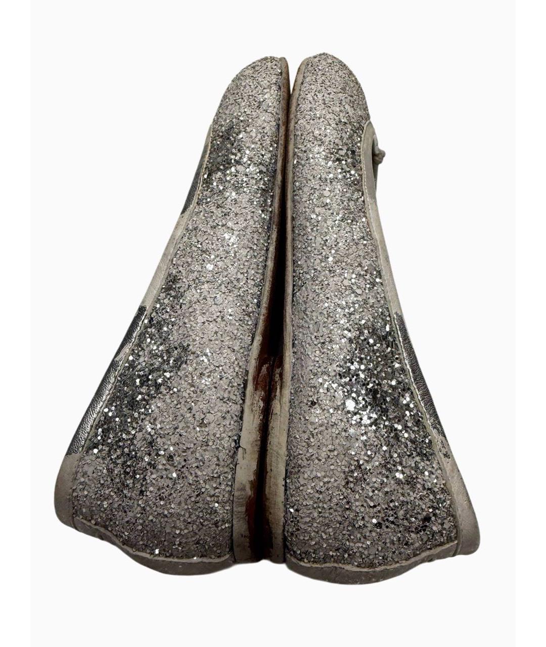 MAISON MARGIELA Серебряные балетки, фото 6