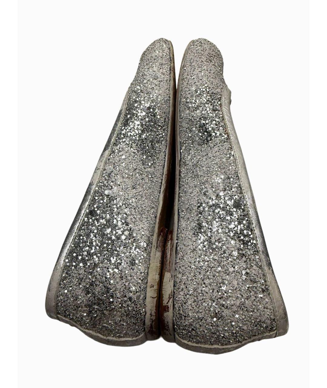 MAISON MARGIELA Серебряные балетки, фото 7