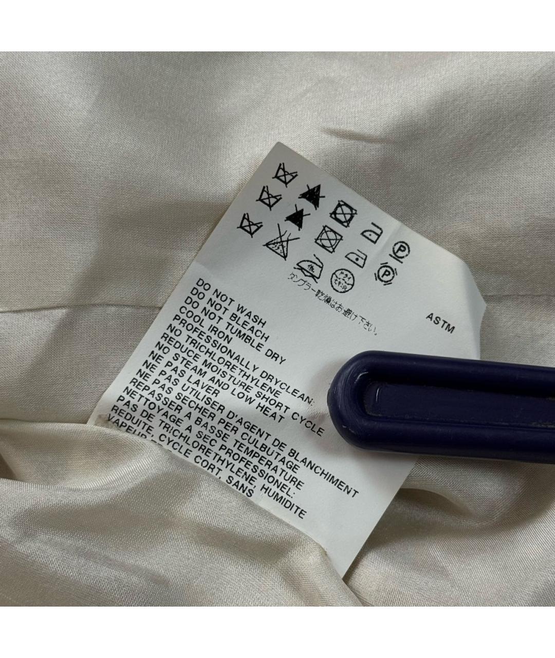 JIL SANDER Бежевый кашемировый жакет/пиджак, фото 8