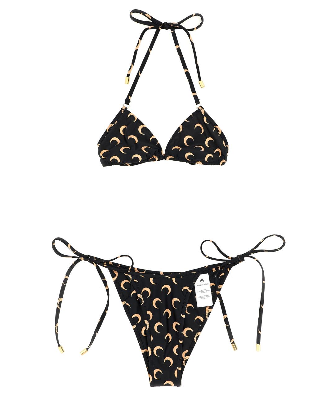 MARINE SERRE Черный полиамидовый купальник, фото 1