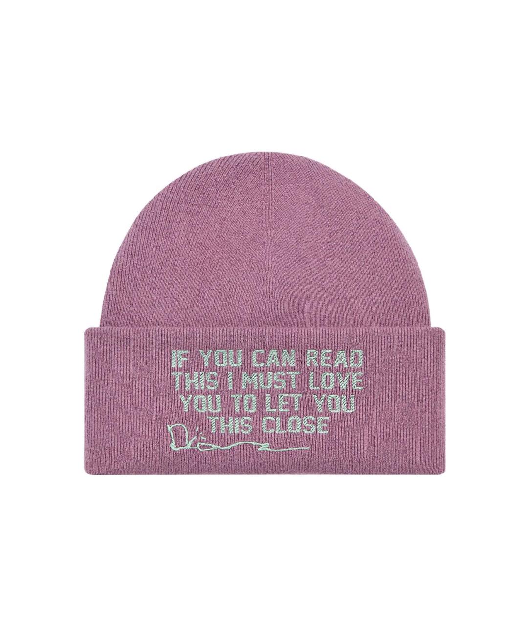 CHRISTIAN DIOR Фиолетовая шапка, фото 4