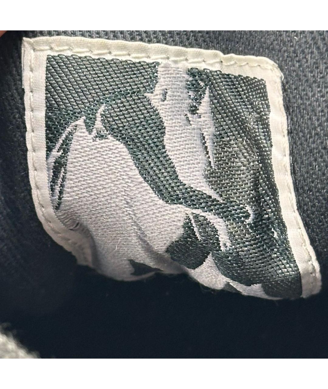 RICK OWENS DRKSHDW Черные текстильные низкие кроссовки / кеды, фото 7