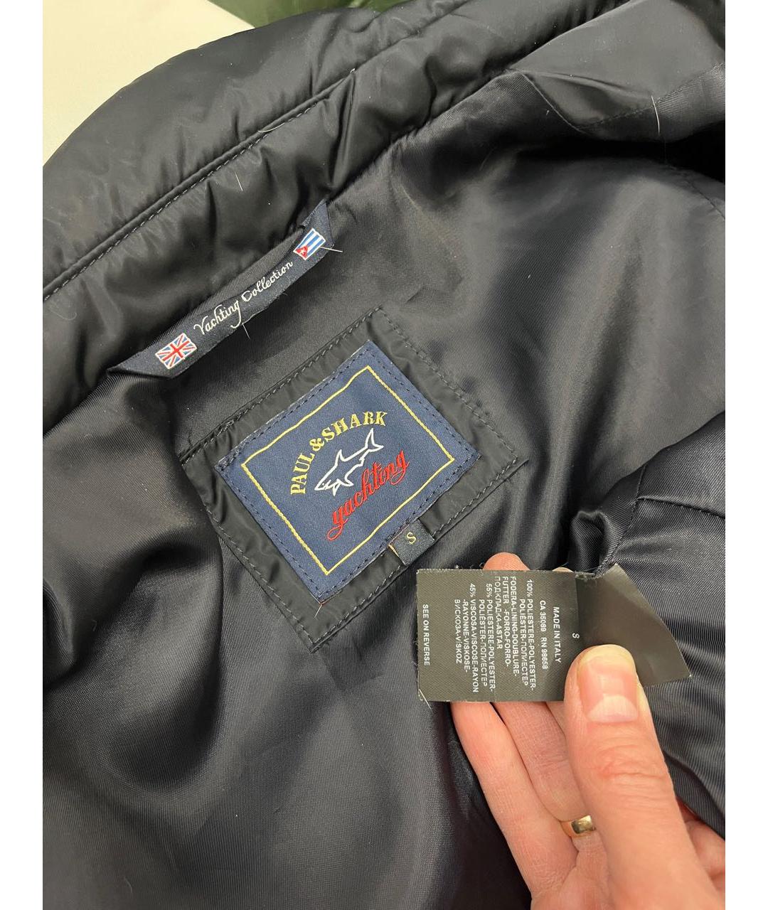 PAUL & SHARK Темно-синяя куртка, фото 4
