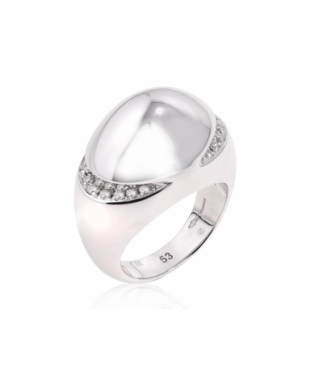 BVLGARI Белое кольцо из белого золота, фото 8