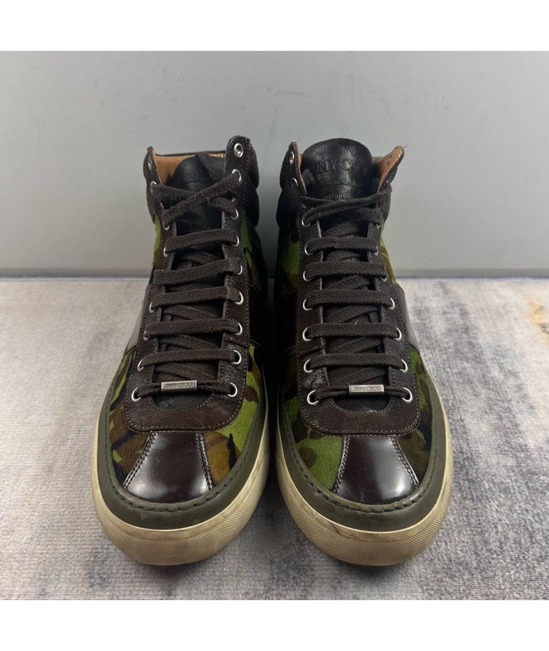 JIMMY CHOO Мульти высокие кроссовки / кеды, фото 3