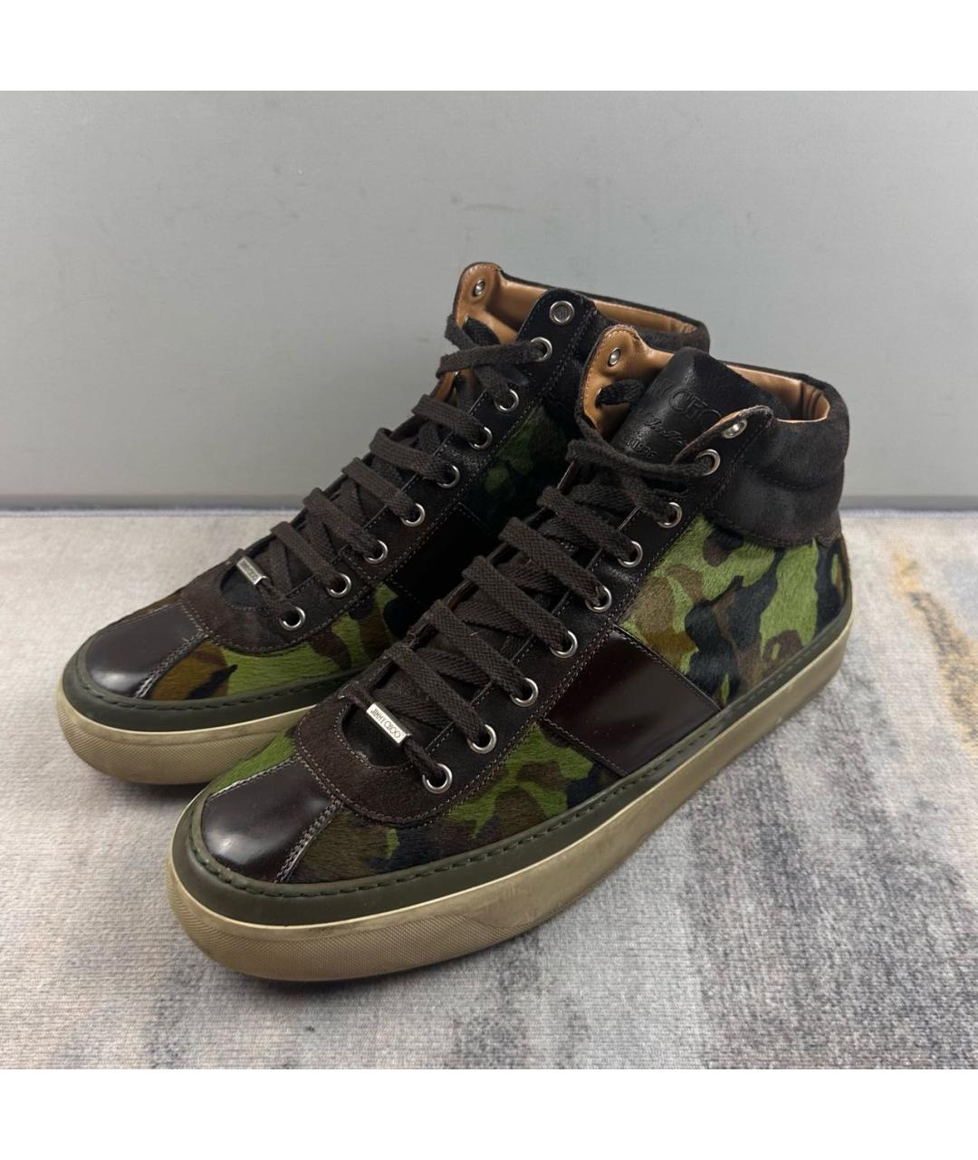 JIMMY CHOO Мульти высокие кроссовки / кеды, фото 2