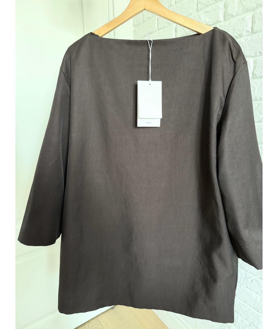 COS Коричневое хлопковое повседневное платье, фото 2