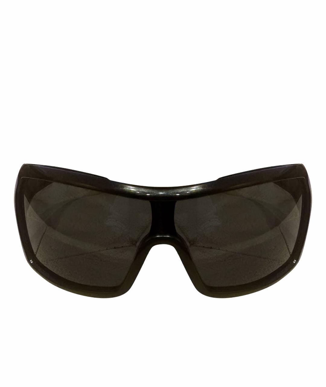 PRADA Черные пластиковые солнцезащитные очки, фото 1