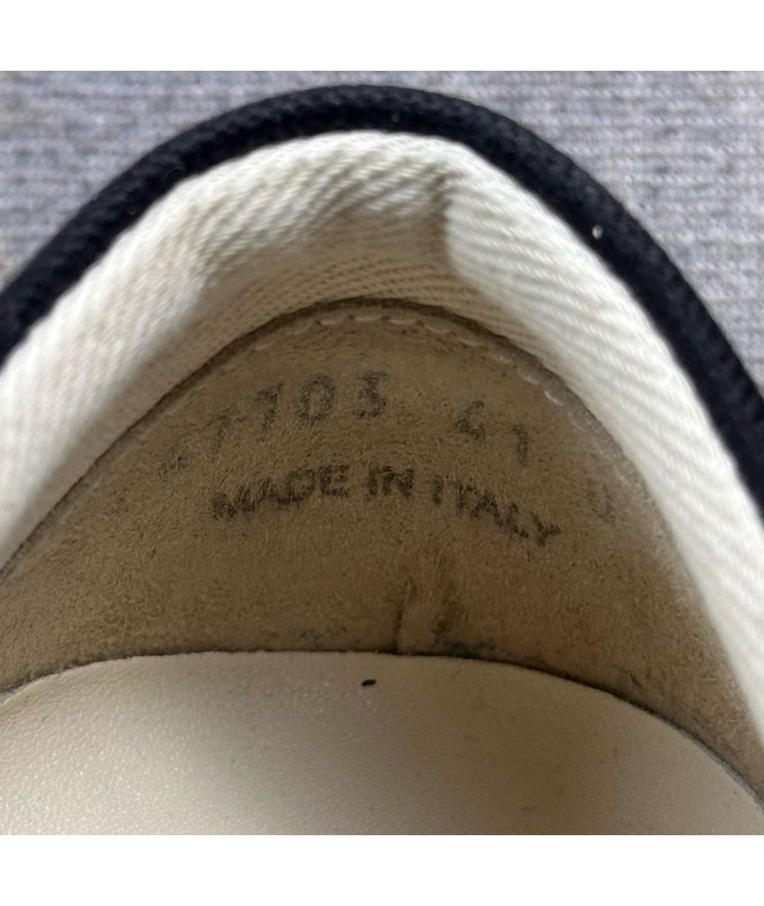 RICK OWENS DRKSHDW Черные замшевые низкие кроссовки / кеды, фото 7