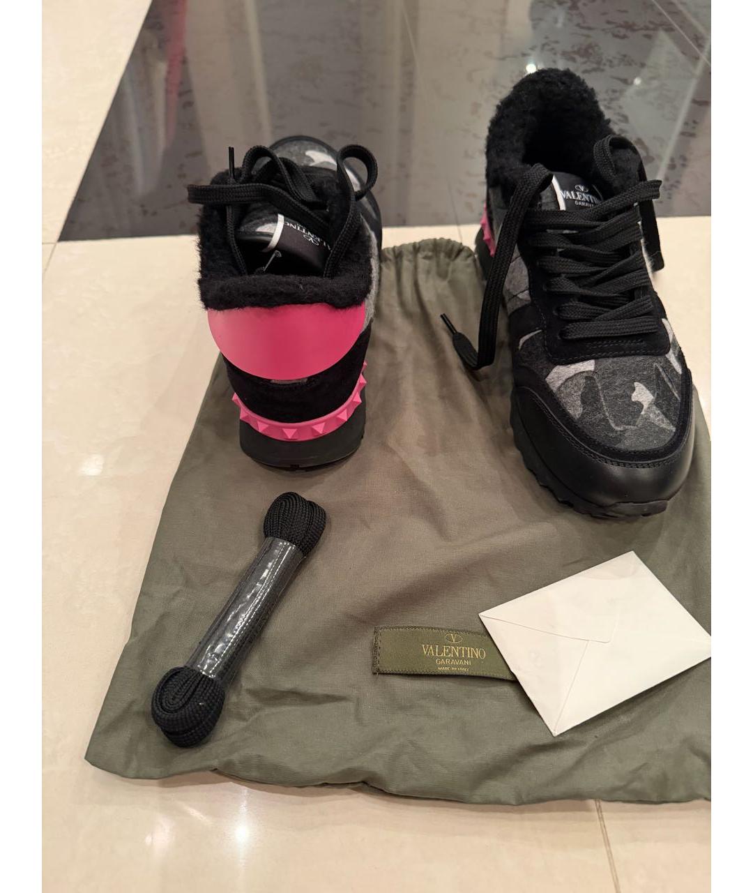 VALENTINO Мульти текстильные кроссовки, фото 5