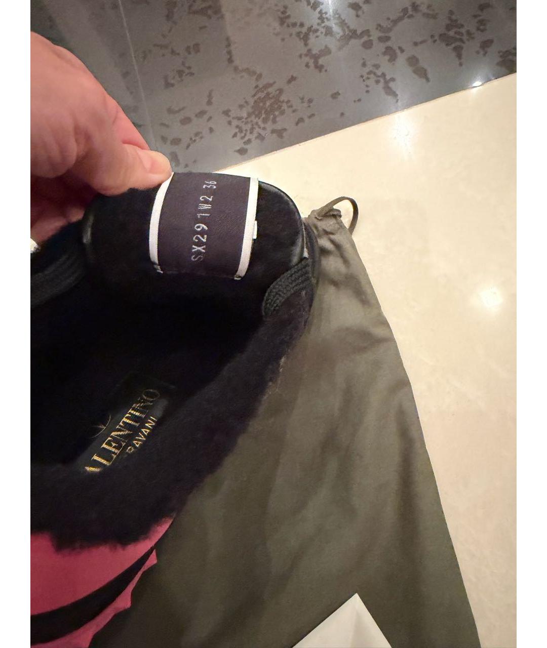 VALENTINO Мульти текстильные кроссовки, фото 4