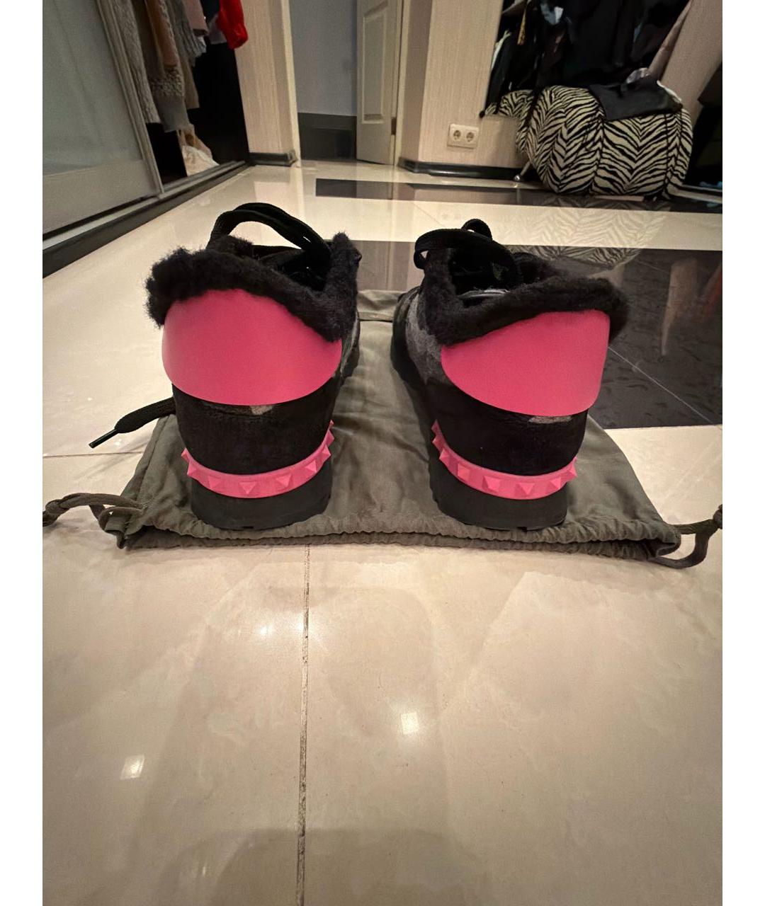 VALENTINO Мульти текстильные кроссовки, фото 3