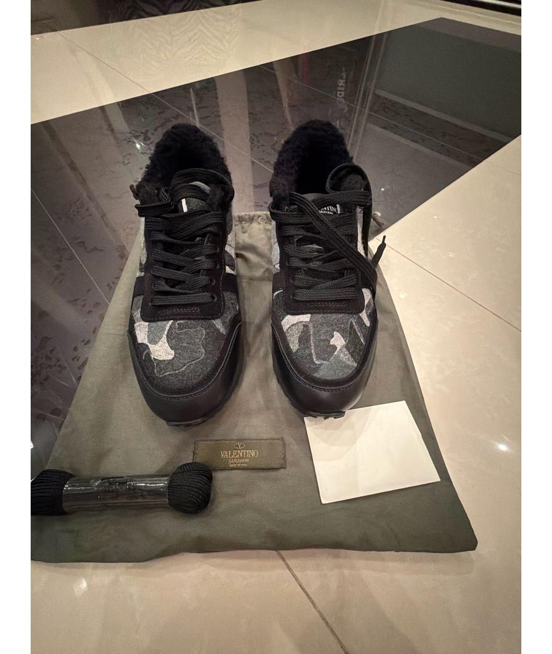 VALENTINO Мульти текстильные кроссовки, фото 2