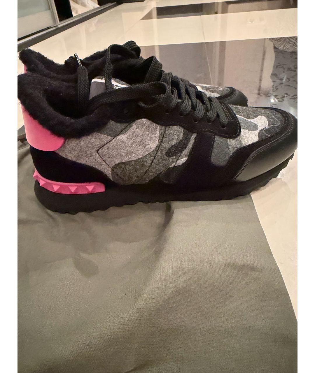 VALENTINO Мульти текстильные кроссовки, фото 6