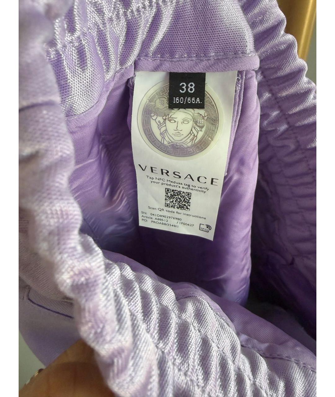 VERSACE Мульти хлопковые спортивные брюки и шорты, фото 5