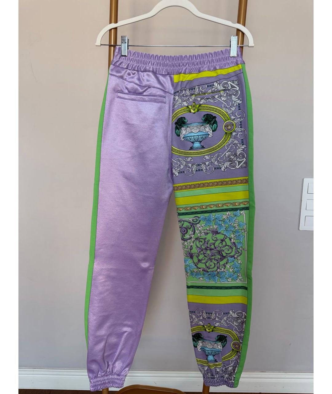 VERSACE Мульти хлопковые спортивные брюки и шорты, фото 2