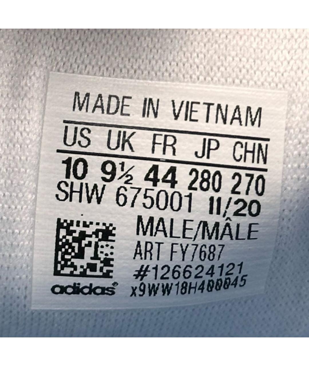 ADIDAS Серебряные кожаные низкие кроссовки / кеды, фото 8