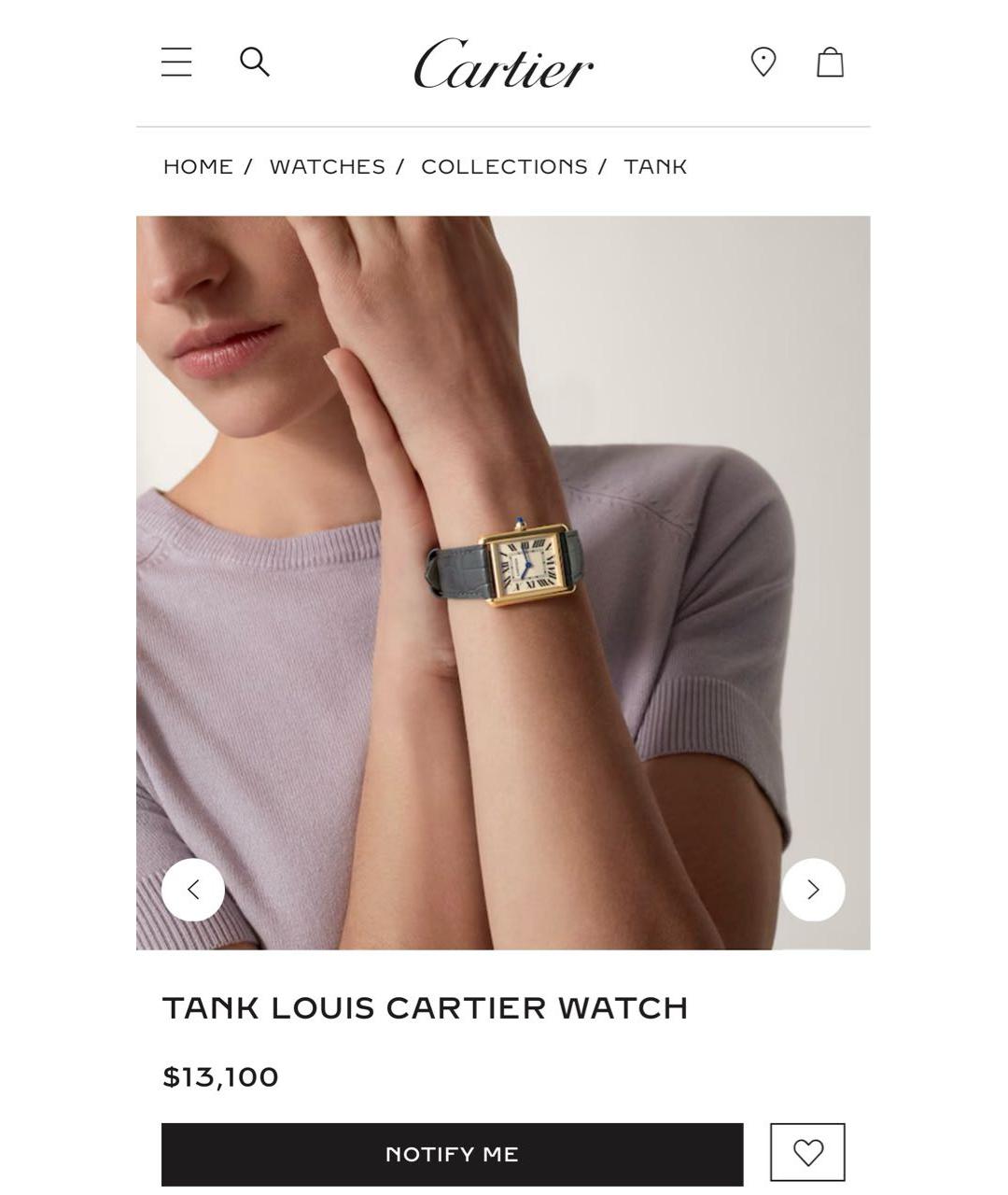 CARTIER Золотые часы из желтого золота, фото 4