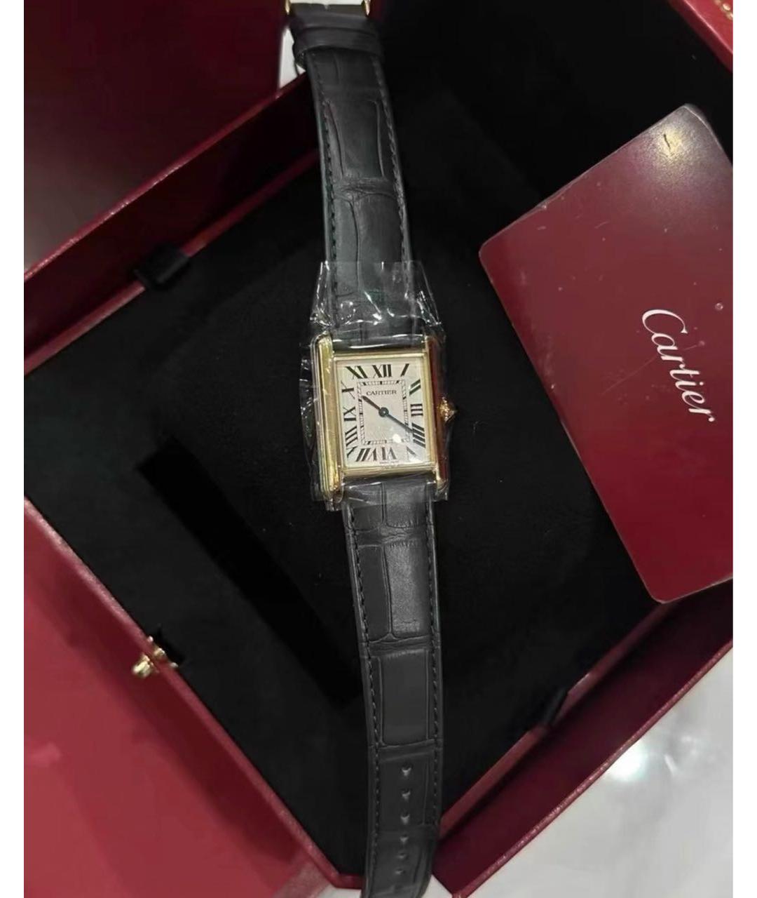 CARTIER Золотые часы из желтого золота, фото 2