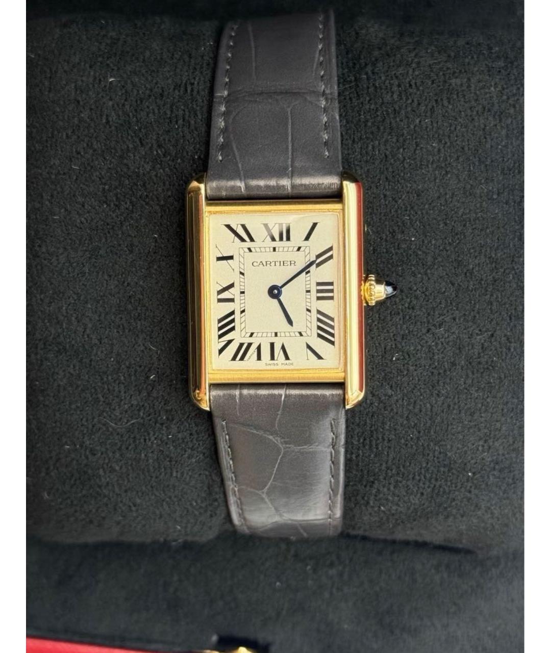 CARTIER Золотые часы из желтого золота, фото 3