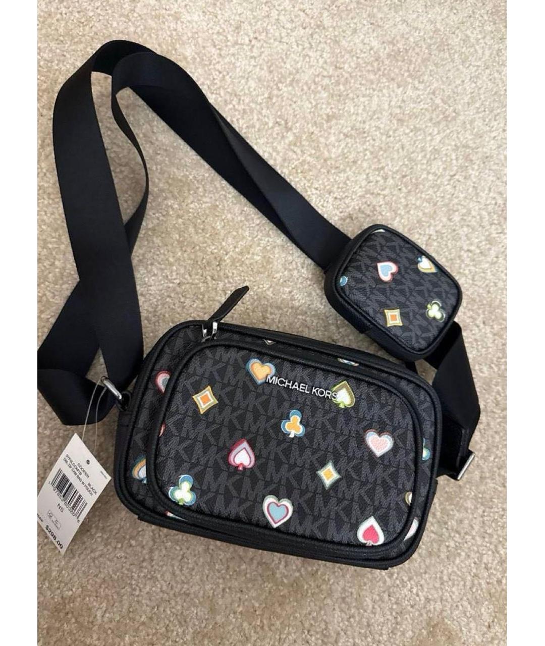 MICHAEL KORS Черная сумка через плечо, фото 2