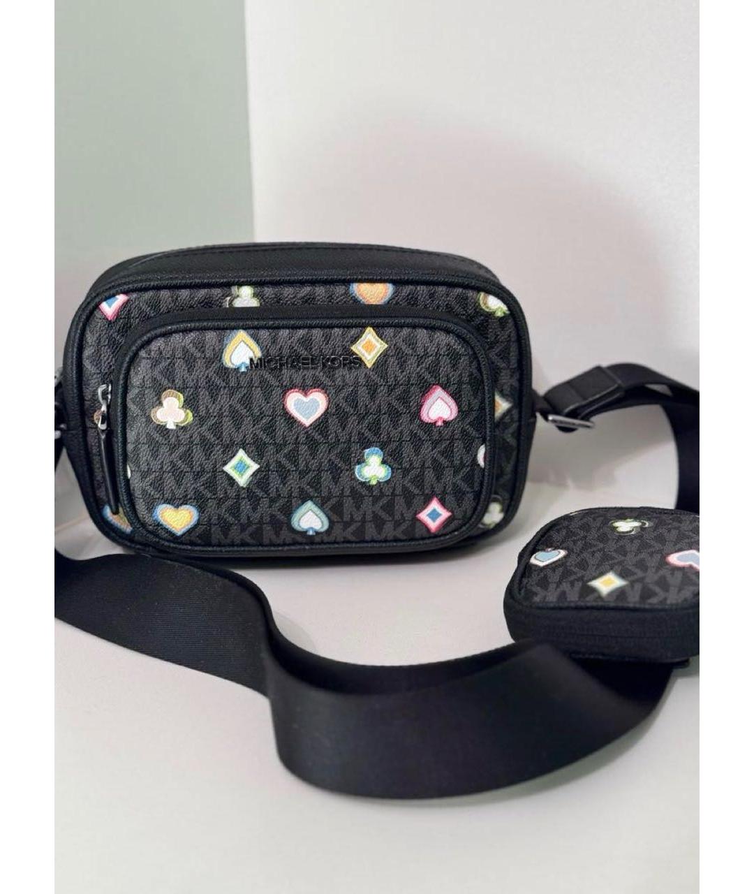 MICHAEL KORS Черная сумка через плечо, фото 4