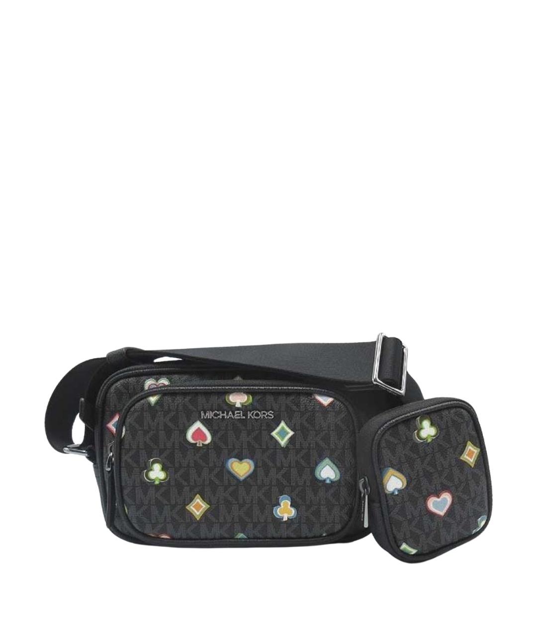 MICHAEL KORS Черная сумка через плечо, фото 1