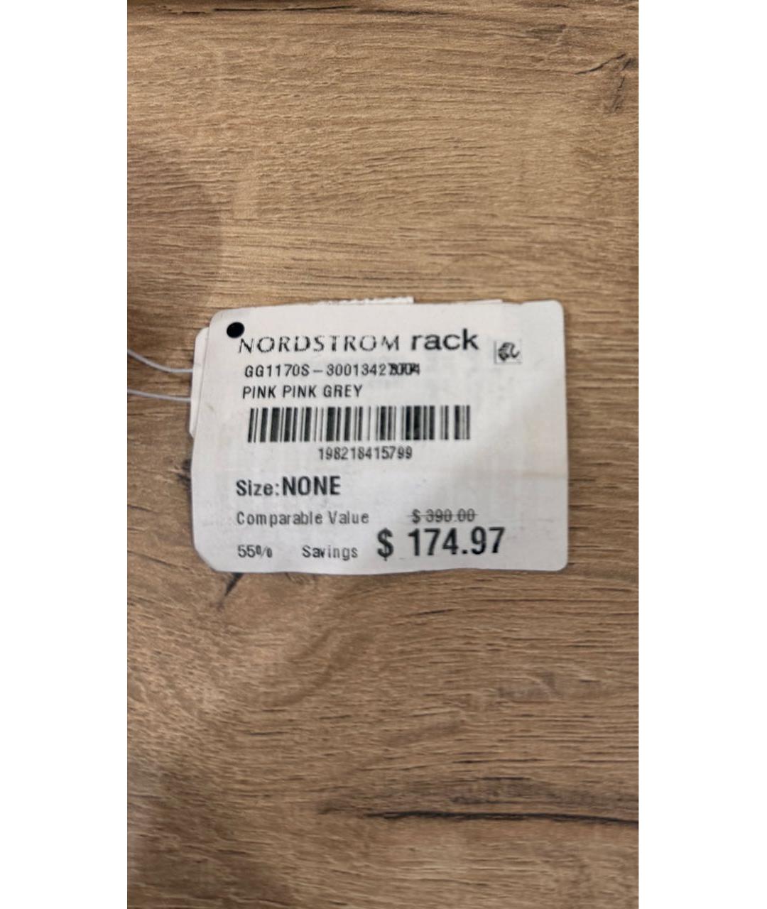 GUCCI Розовые пластиковые солнцезащитные очки, фото 5