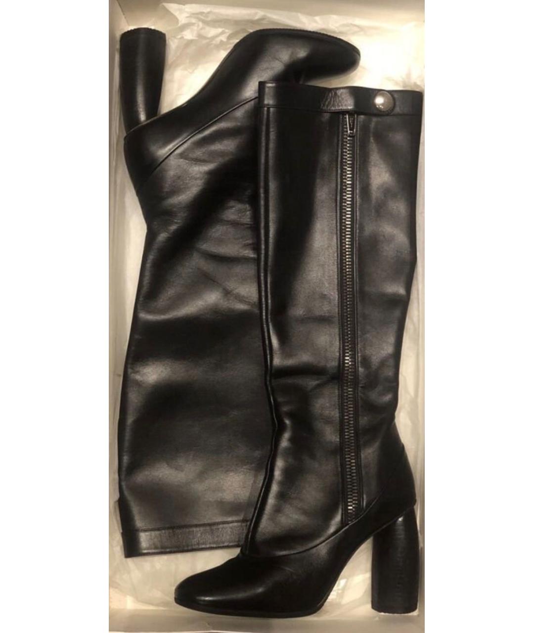 MARC JACOBS Черные кожаные сапоги, фото 6