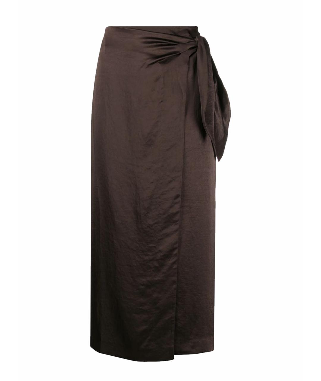 NANUSHKA Коричневая юбка миди, фото 1