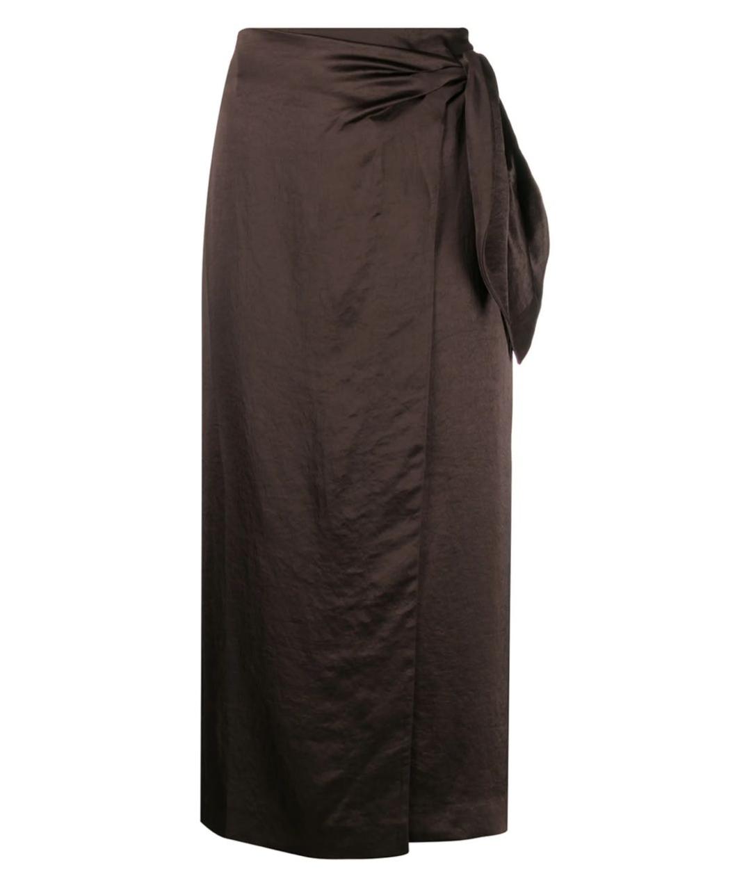 NANUSHKA Коричневая юбка миди, фото 8