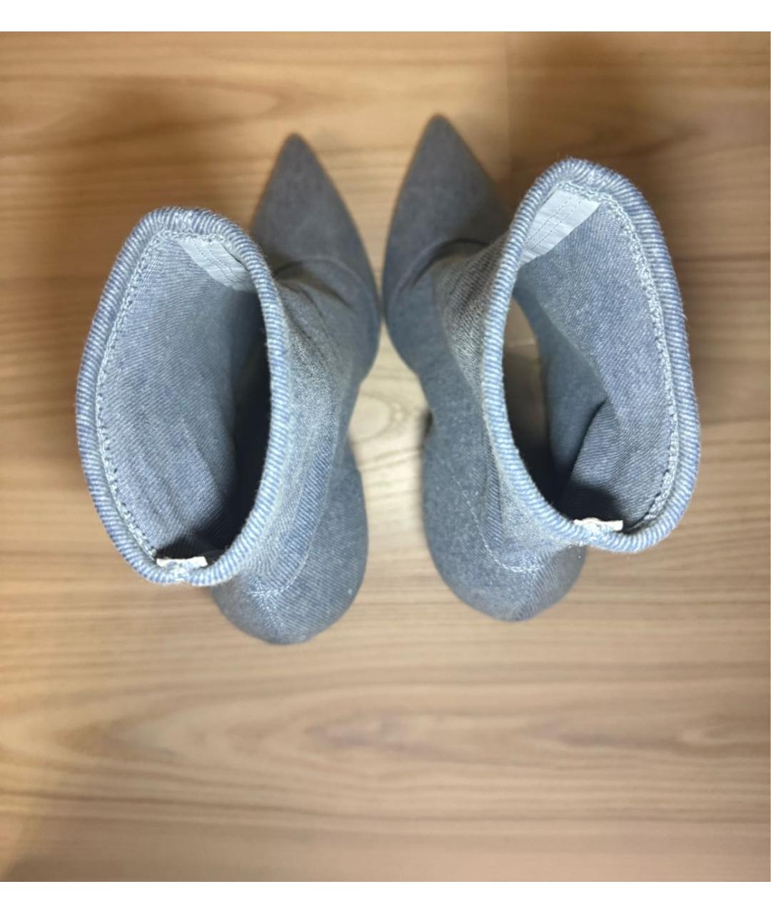 GIANVITO ROSSI Голубые ботильоны, фото 3