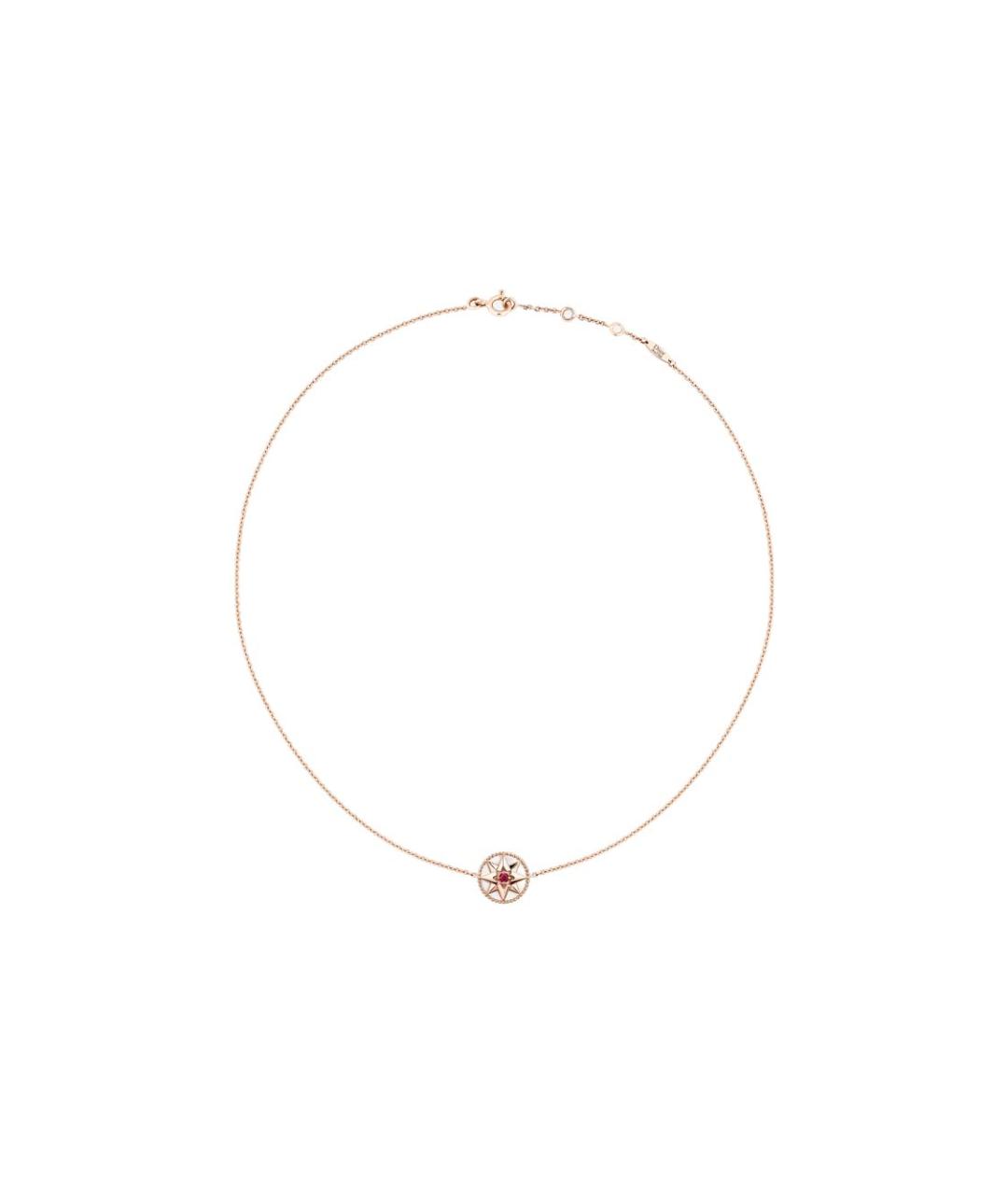 CHRISTIAN DIOR Золотое колье из розового золота, фото 3