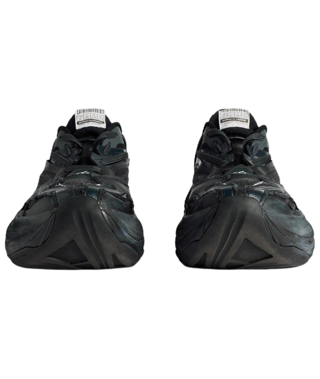 BALENCIAGA Черные низкие кроссовки / кеды, фото 3