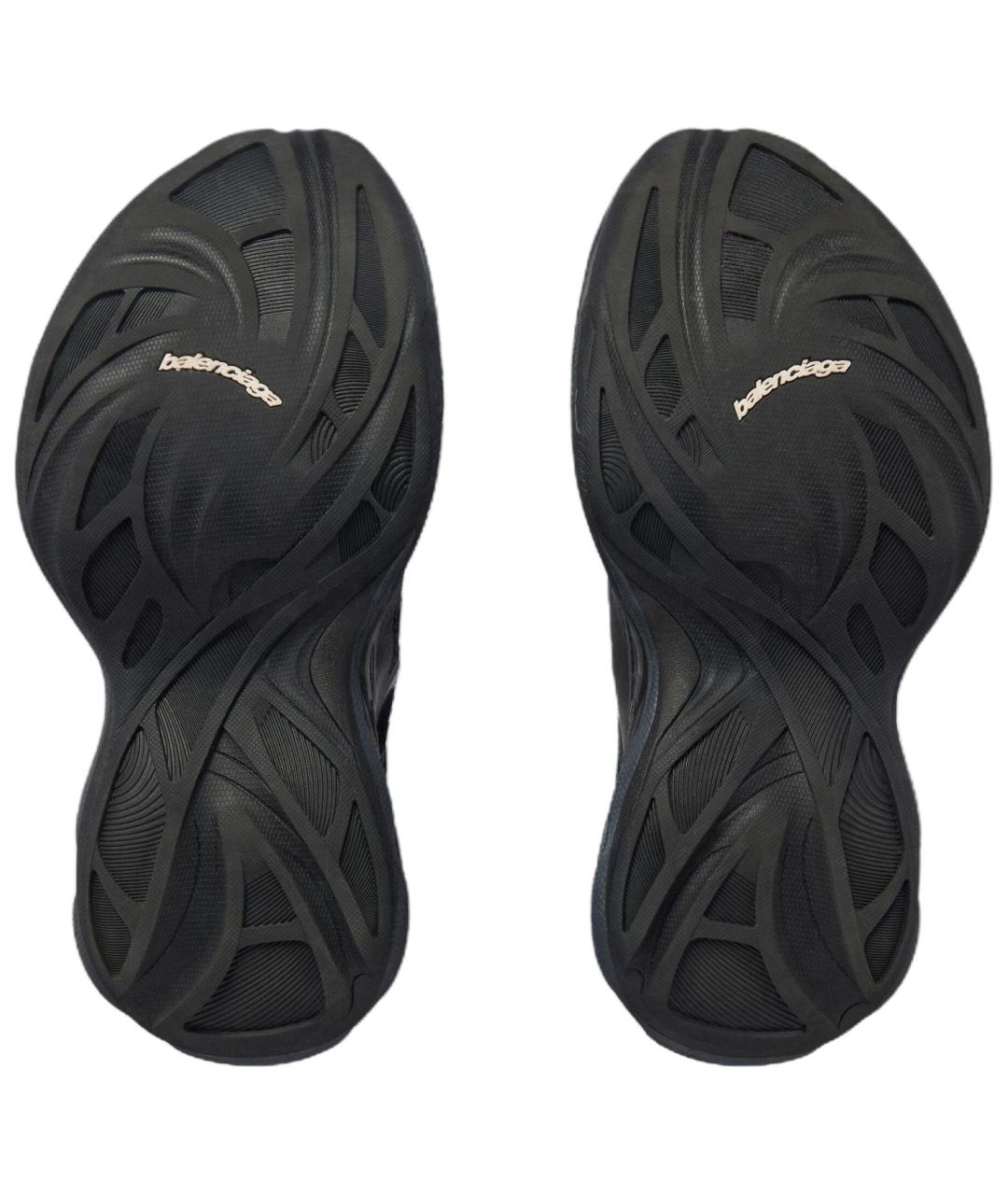 BALENCIAGA Черные низкие кроссовки / кеды, фото 5