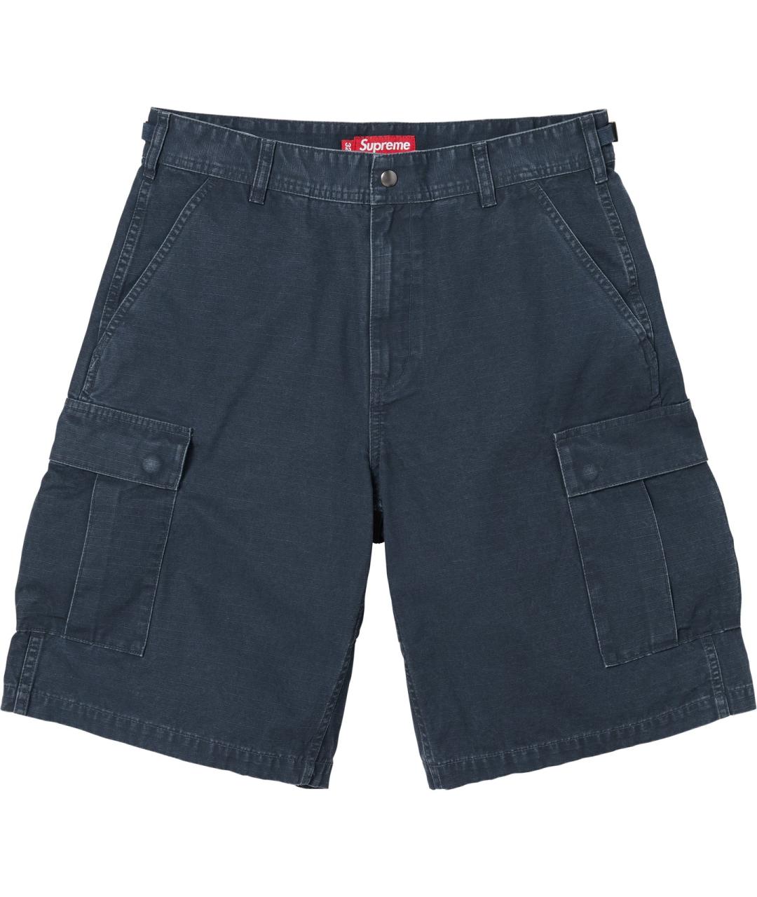 SUPREME Синие шорты, фото 1