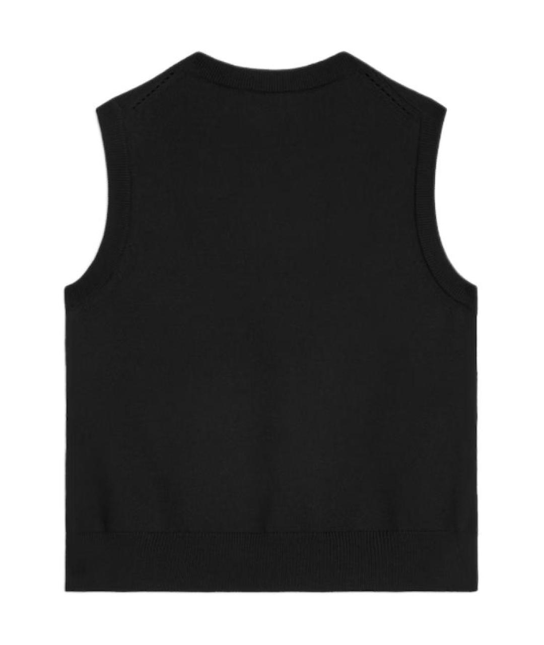 CELINE Черная майка, фото 2