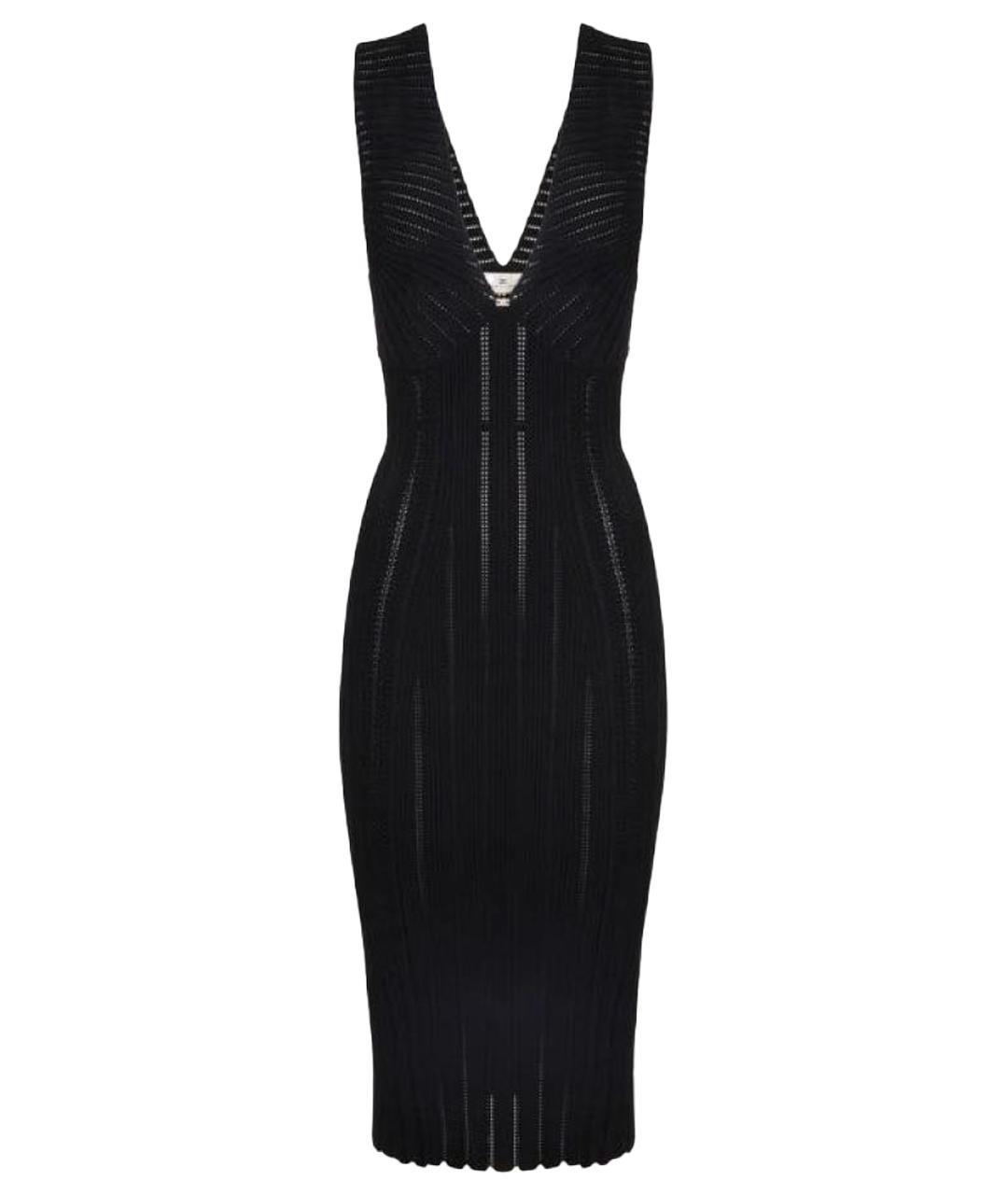 ELISABETTA FRANCHI Черное коктейльное платье, фото 1