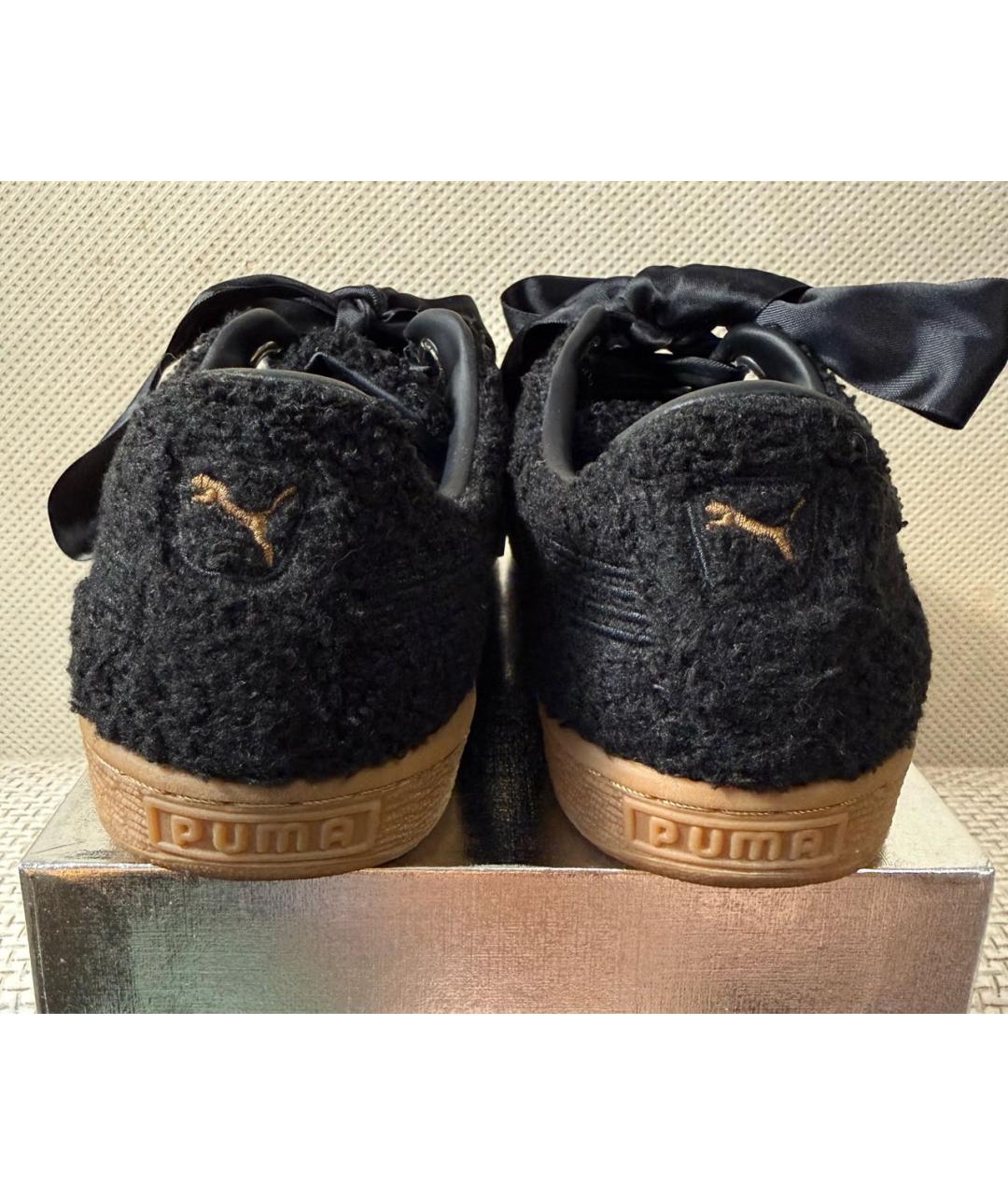 PUMA Черные кеды, фото 4