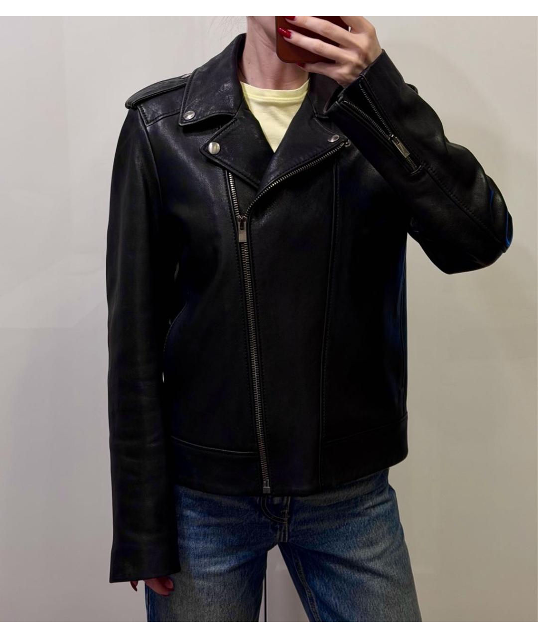 THE KOOPLES Черная кожаная куртка, фото 7