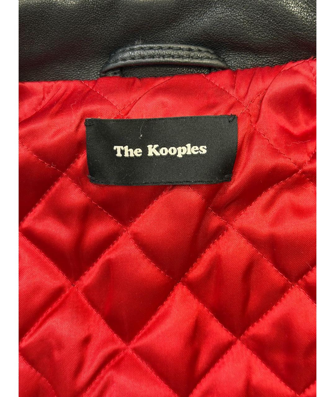 THE KOOPLES Черная кожаная куртка, фото 5