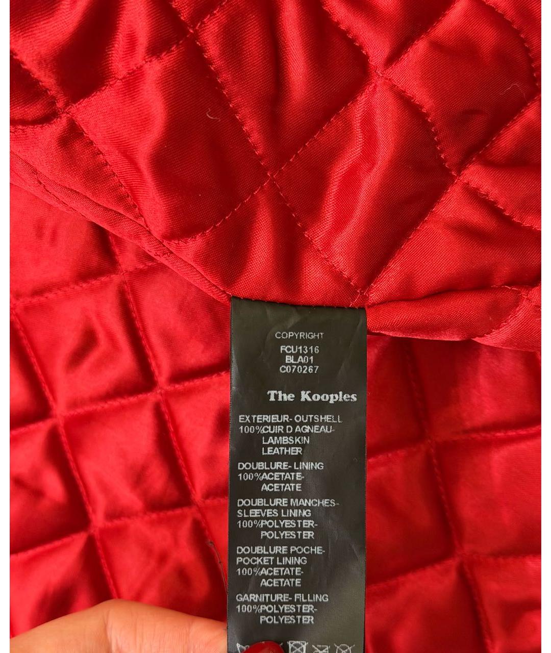 THE KOOPLES Черная кожаная куртка, фото 6