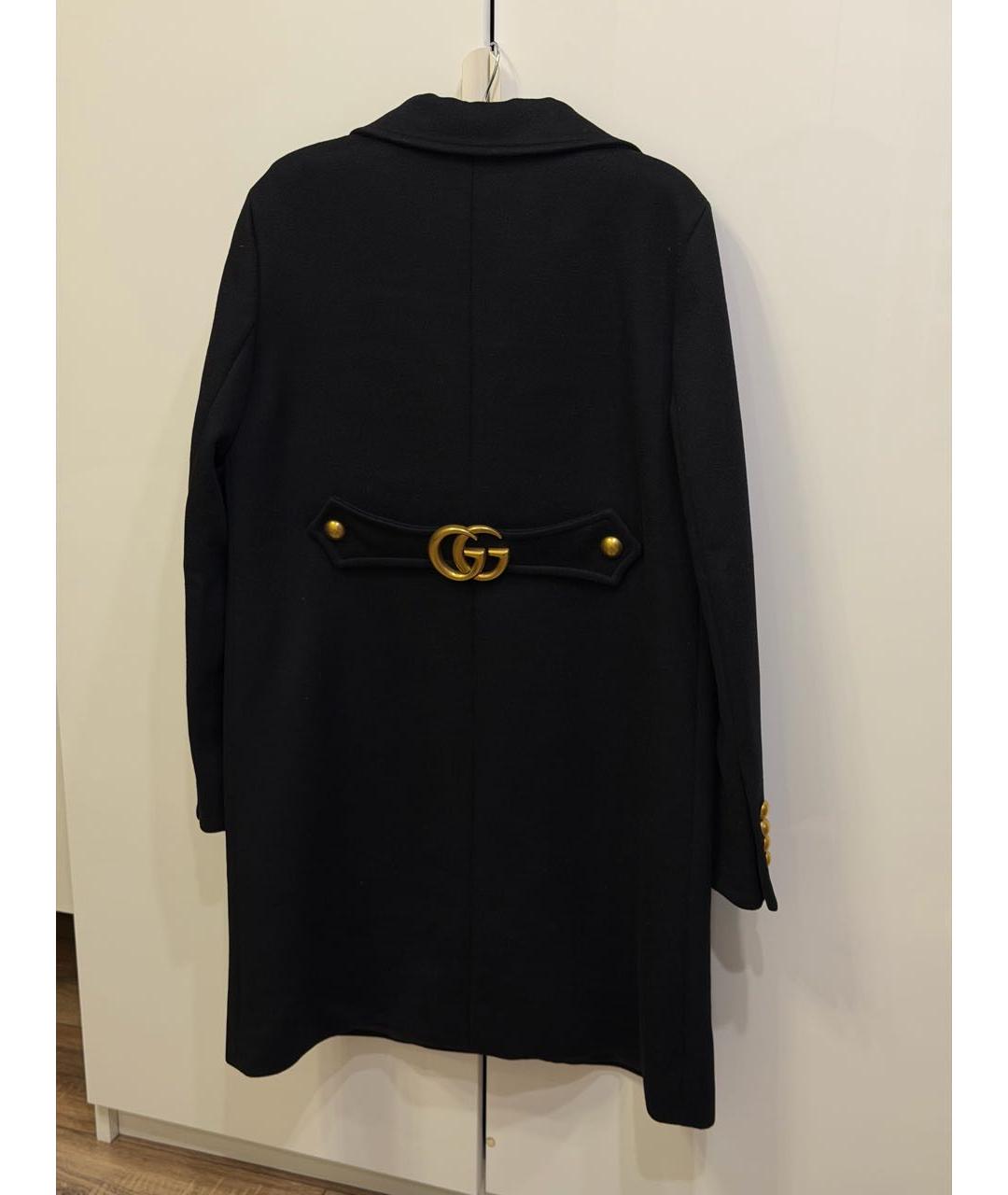 GUCCI Черное пальто, фото 5