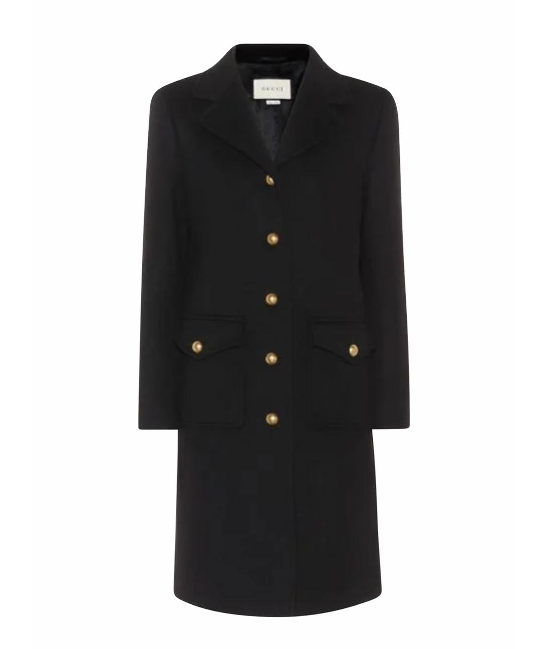 GUCCI Черное пальто, фото 1