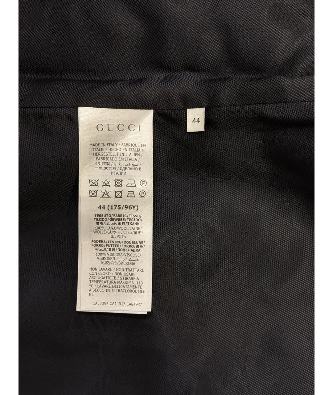 GUCCI Черное пальто, фото 6