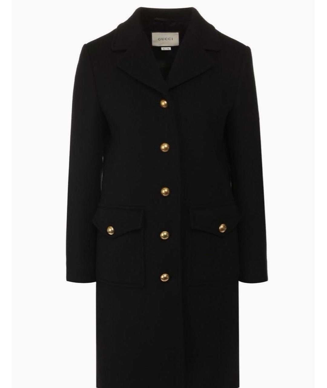 GUCCI Черное пальто, фото 8